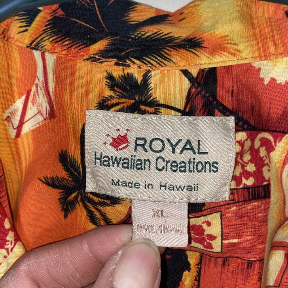 Hawaiian‎ Button Up Theme Shirts XL By ROYAL. Bundle of 2 - Picture 4 of 13